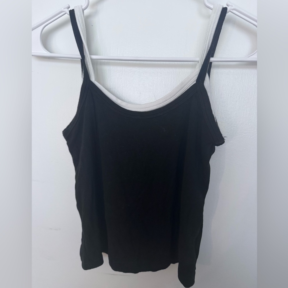 Black and White Women's Tank Top